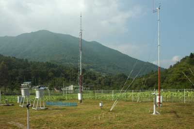 Photograph of a meteorological station