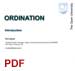 Icon denoting Ordination presentation in pdf format