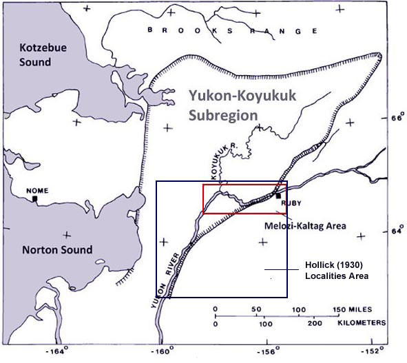 Map of the Yukok-Koyukuk Area